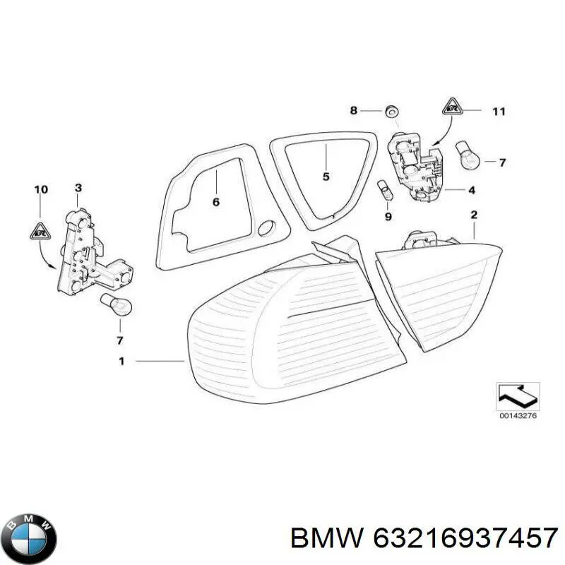 Стоп задній BMW 276301 ціна, від 59.37 USD