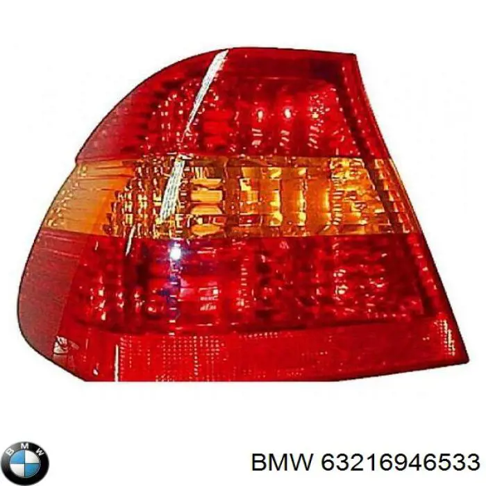 Задня ліва зовнішня фара BMW 63216946533 ціна, від 47.77 USD