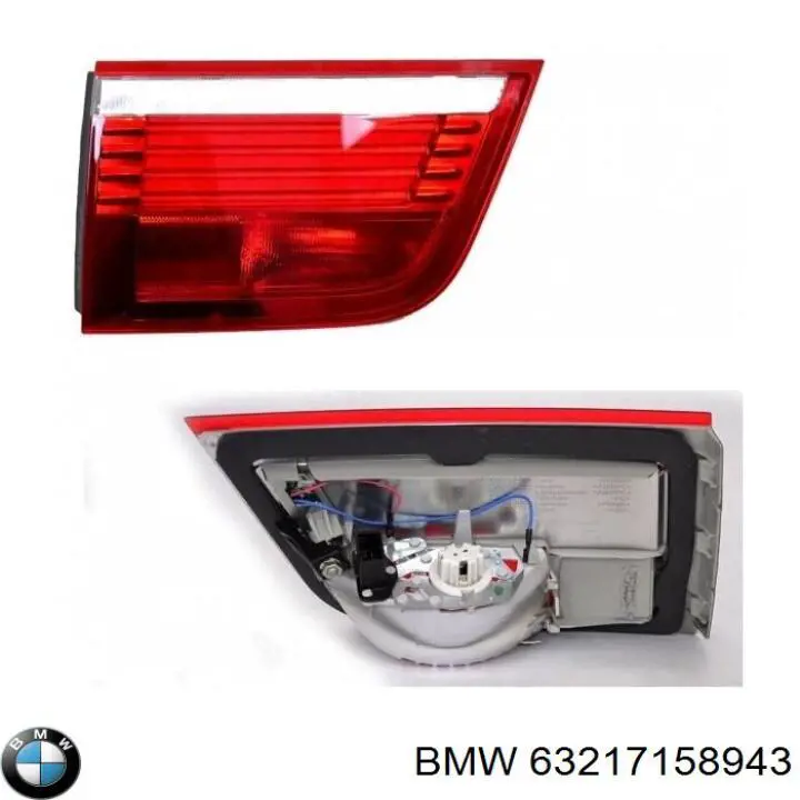 Купити 63217158943 BMW Ліхтар задній лівий, внутрішній