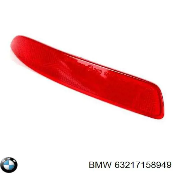Лівий катафот заднього бампера BMW 63217158949 ціна, від 16.82 USD