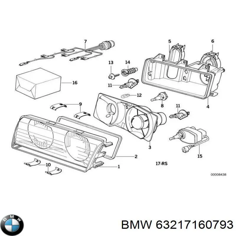 Купити 63217160793 BMW Лампочки