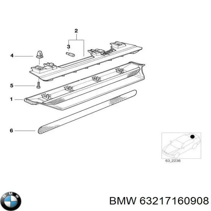 Далеке, ближнє світло галоген BMW 63217160908 ціна, від 1.39 USD