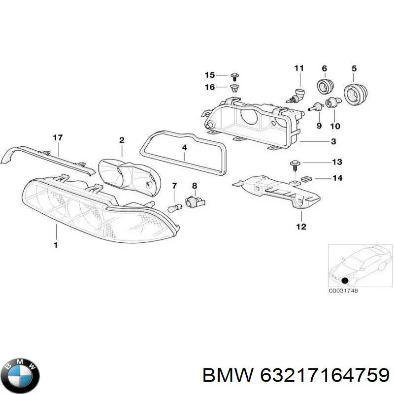 Лампи BMW 63217164759 ціна, від 0.54 USD