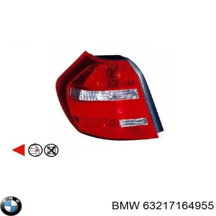 Ліхтар задній лівий BMW 1 