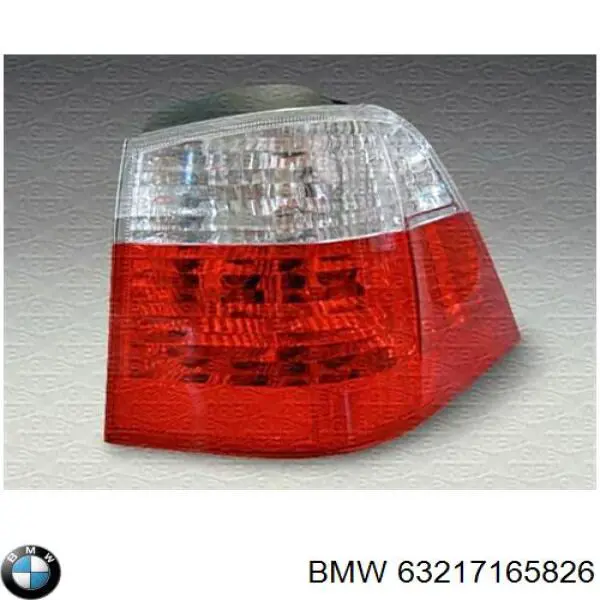 Ліхтар задній правий, зовнішній 63217165826 BMW