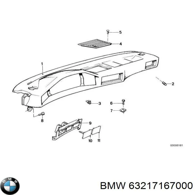  BMW 63217167000