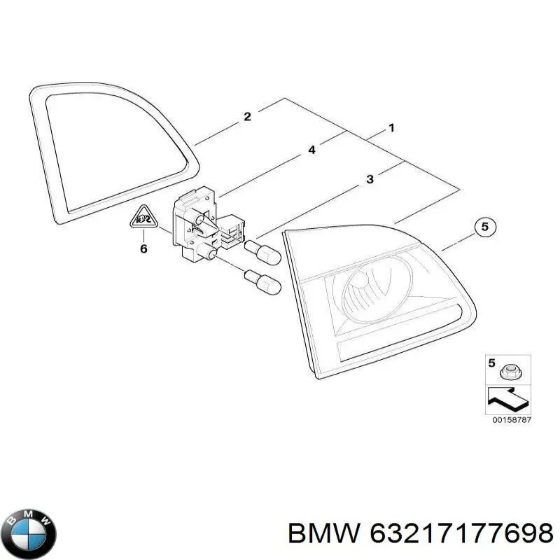 Стоп задній BMW 63217177698 ціна, від 63.33 USD