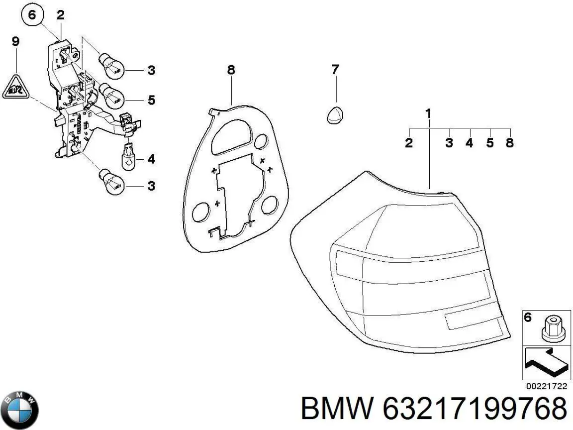 63217199768 BMW 