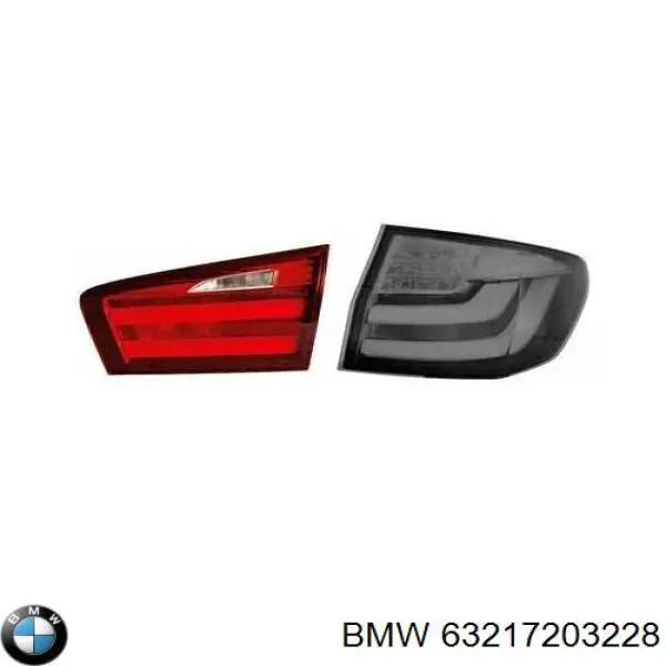 63217203228 BMW Ліхтар задній правий, внутрішній