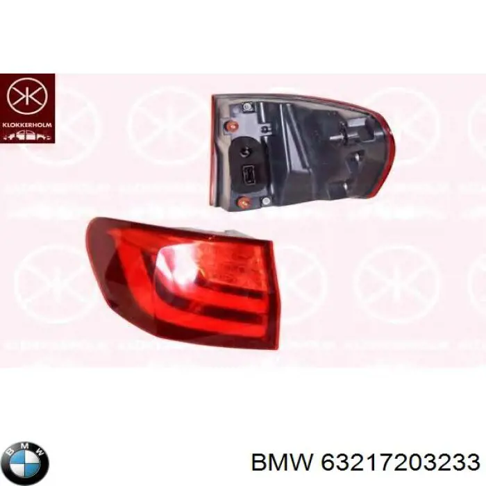 7203233 BMW Задній лівий зовнішній ліхтар