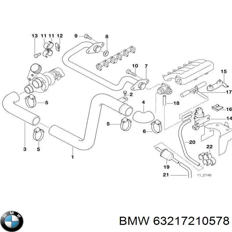 Ліхтар задній правий, зовнішній BMW 63217210578 ціна, від 152.49 USD