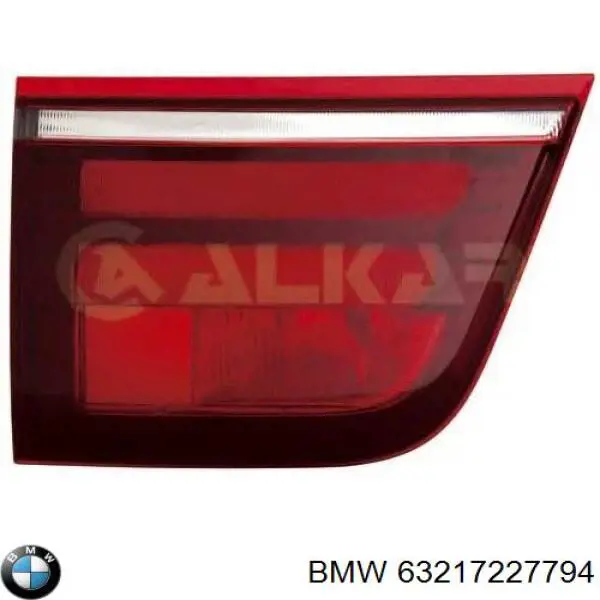 Ліхтар задній правий, внутрішній 63217227794 BMW