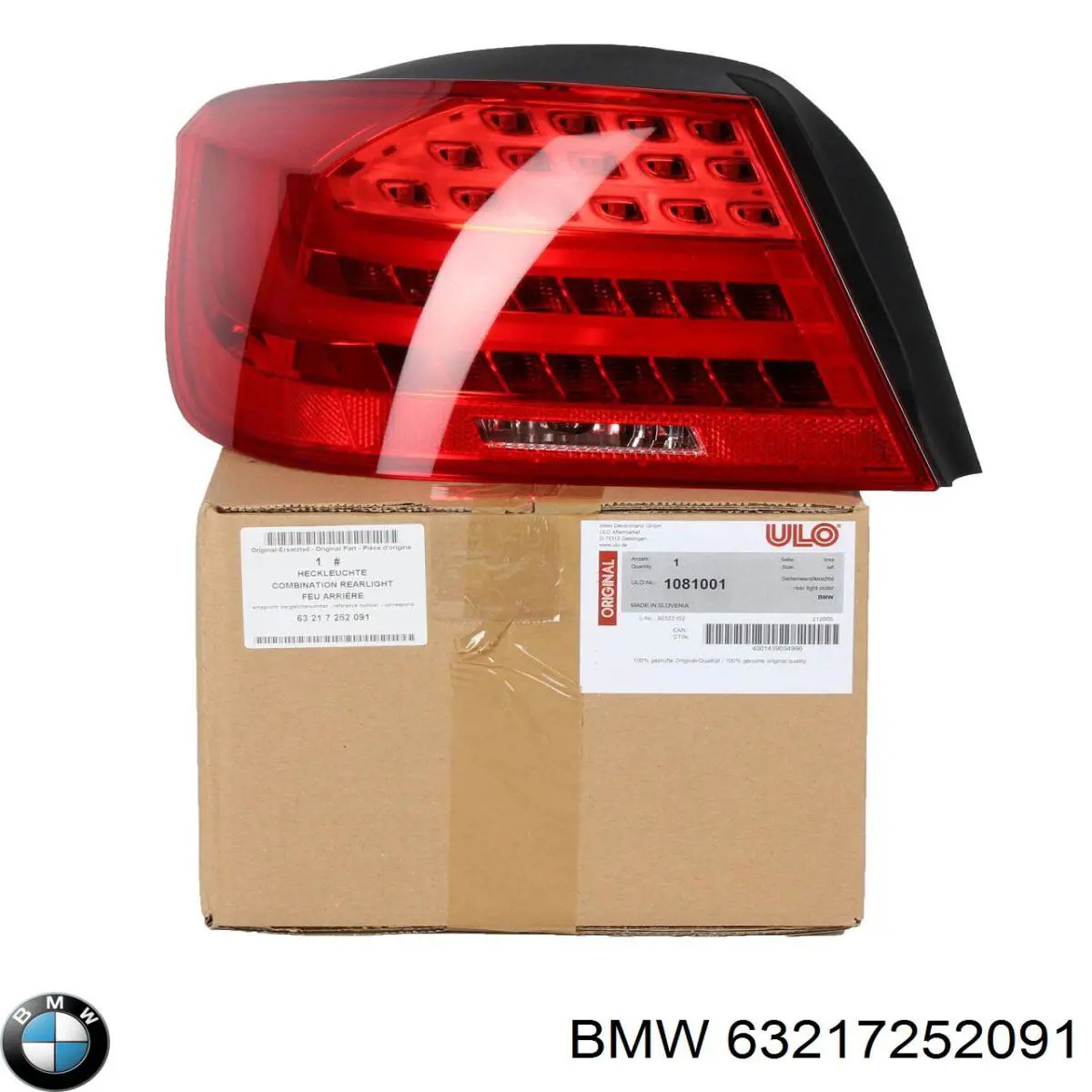 Купити 63217252091 BMW Ліхтар задній