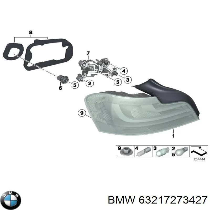 Купити 63217273427 BMW Лівий стоп