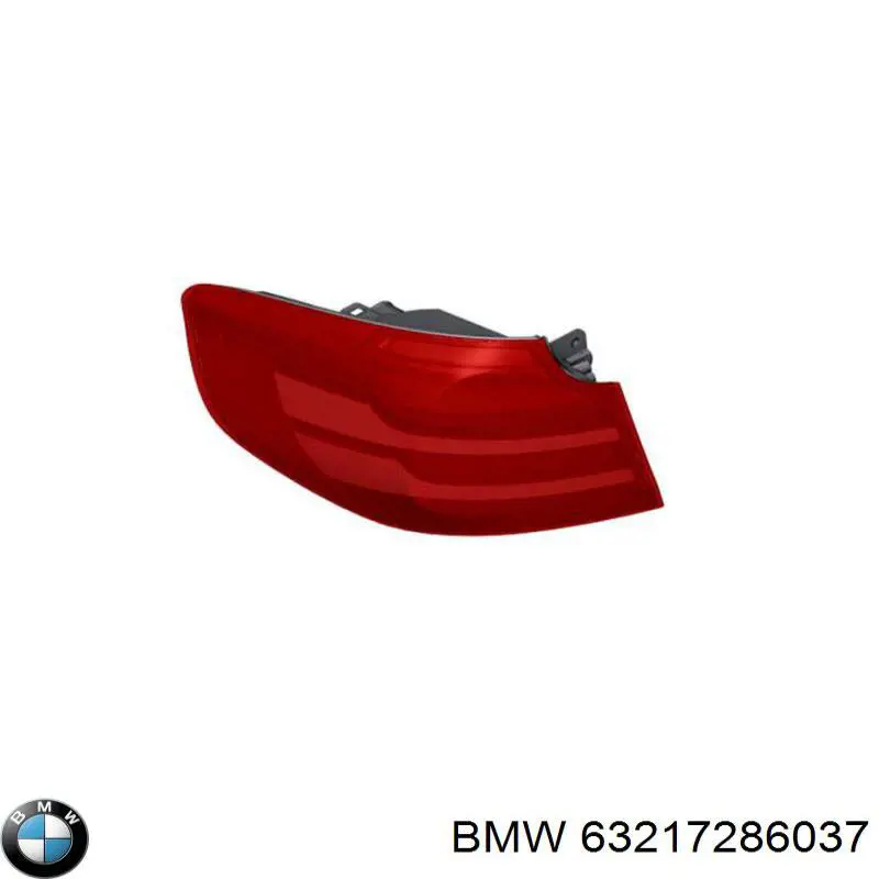 Ліхтар задній лівий BMW 63217286037 ціна, від 180.16 USD