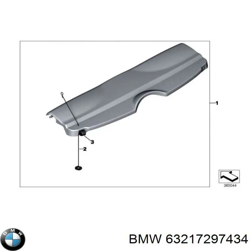 63217297434 BMW Ліхтар задній правий