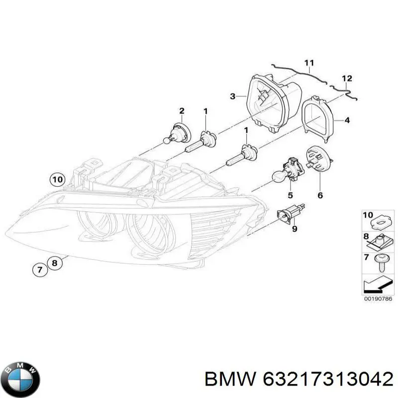 Купити 63217313042 BMW 