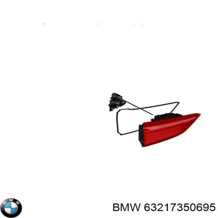 Ліхтар задній лівий, внутрішній 63217350695 BMW