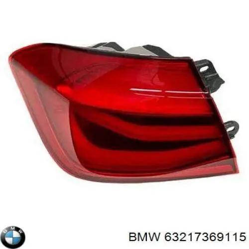 Задня ліва зовнішня фара BMW 63217369115 ціна, від 265.38 USD