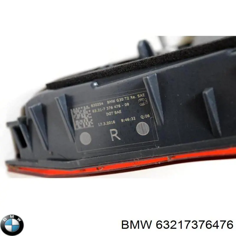63217376476 BMW Ліхтар задній правий, внутрішній