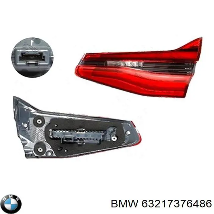 63217376486 BMW Ліхтар задній правий, внутрішній