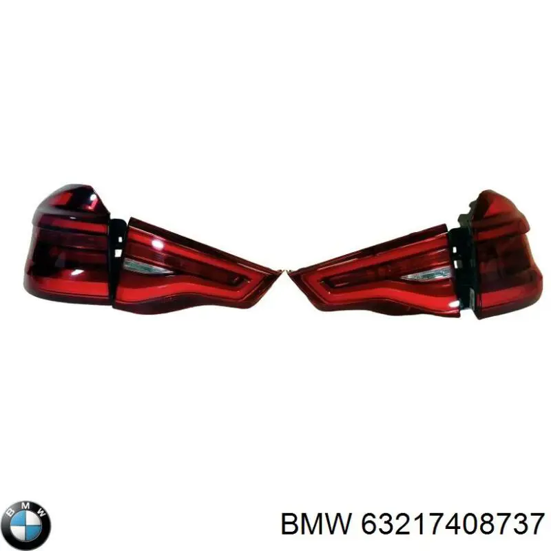 Ліхтар задній лівий, зовнішній 63217408737 BMW