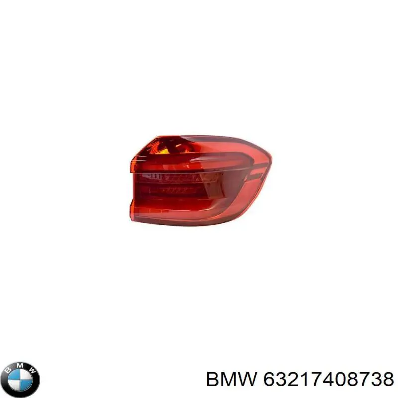 Купити 63219853370 BMW Ліхтар задній правий, зовнішній