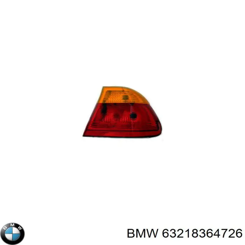 Ліхтар задній правий, зовнішній BMW 63218364726 ціна, від 34.45 USD