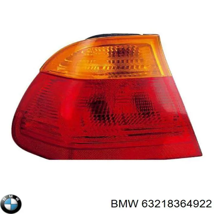 Ліхтар задній правий, зовнішній BMW 63218364922 ціна, від 33.33 USD