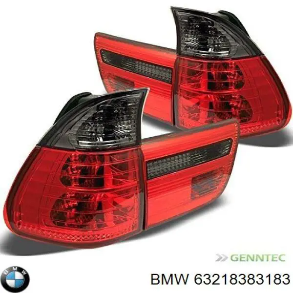 Ліхтар задній лівий, внутрішній 63218383183 BMW