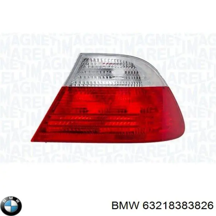 Фара задня права зовнішня на BMW 3 (E46)