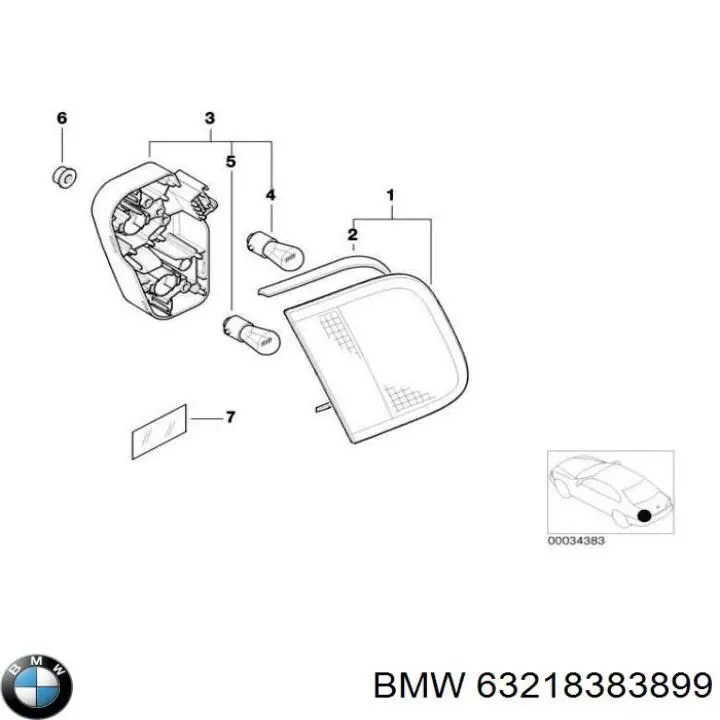 63218383899 BMW 
