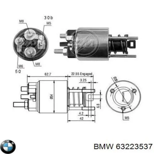 Купити 63223537 BMW Стартер