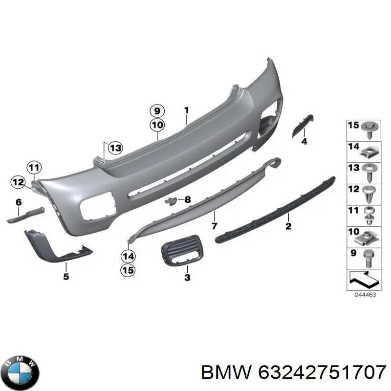 Ліхтар задній лівий BMW 63242751707 ціна, від 35.47 USD