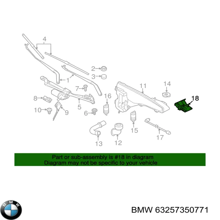  63257350771 BMW