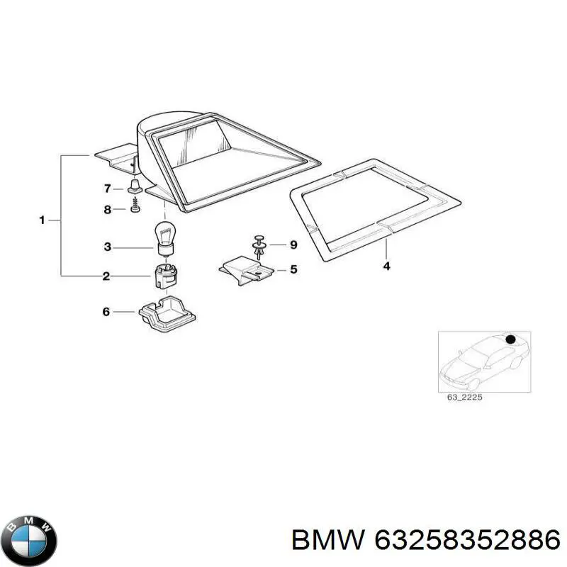 Стоп-сигнал BMW 7 седан (E38) (1994 - 2001) ціна, від 19.00 USD