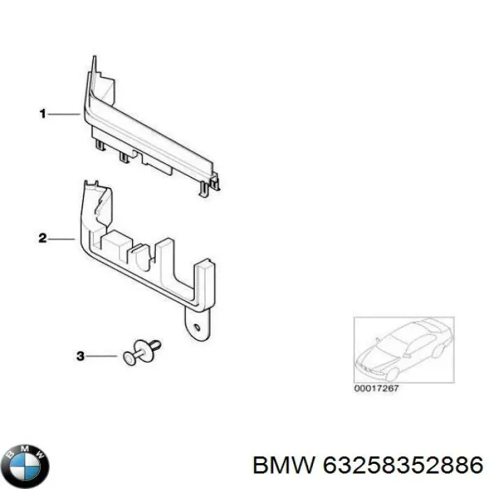 Купити Задній стоп BMW 7  E38