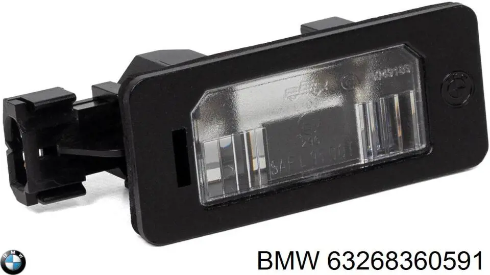 Ліхтар підсвічування заднього номерного знака BMW 63268360591 ціна, від 12.67 USD