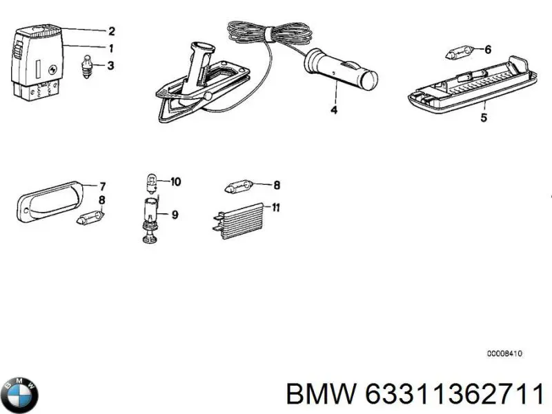  BMW 63311362711 ціна, від 57.02 USD