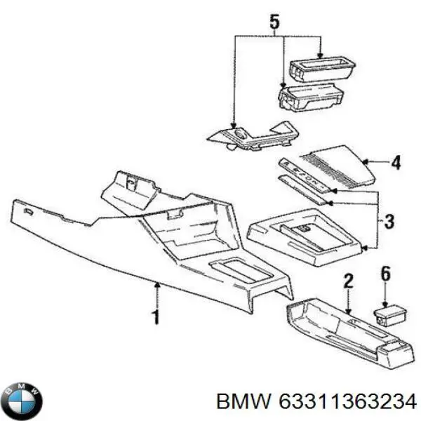 Купити 63319058748 BMW 