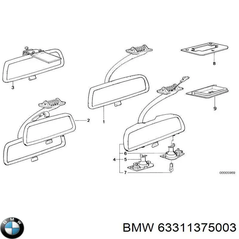  BMW 63311375003 ціна, від 16.89 USD