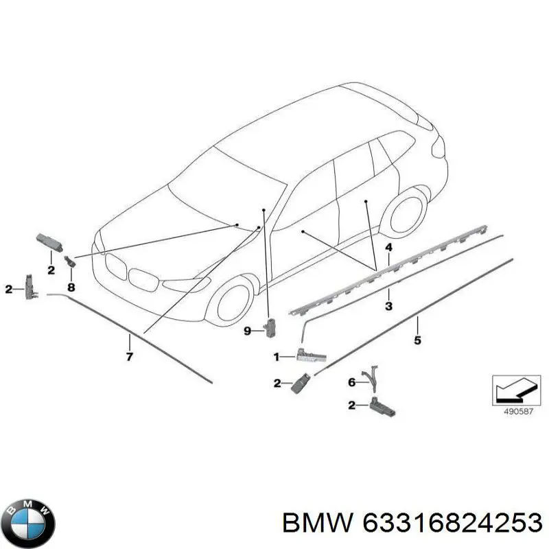63316824253 BMW 