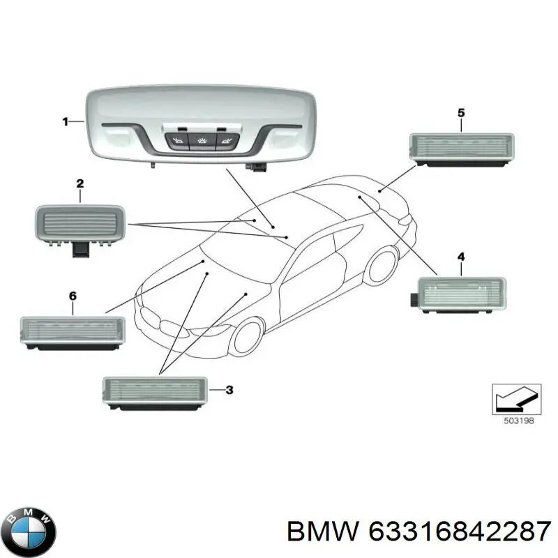  BMW 6842287 ціна, від 12.67 USD