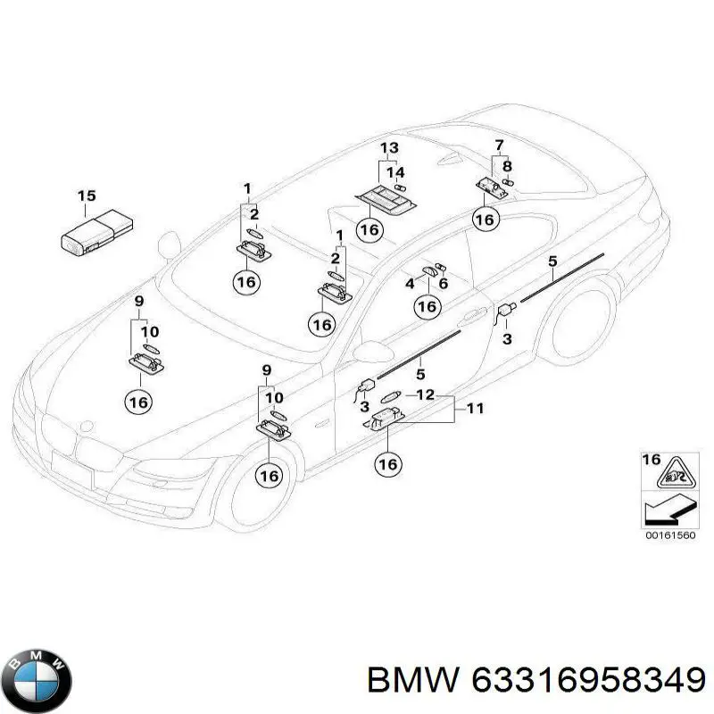 63316958349 BMW 
