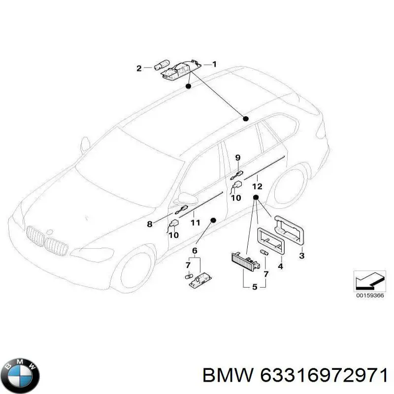  BMW 63316972971 ціна, від 13.71 USD
