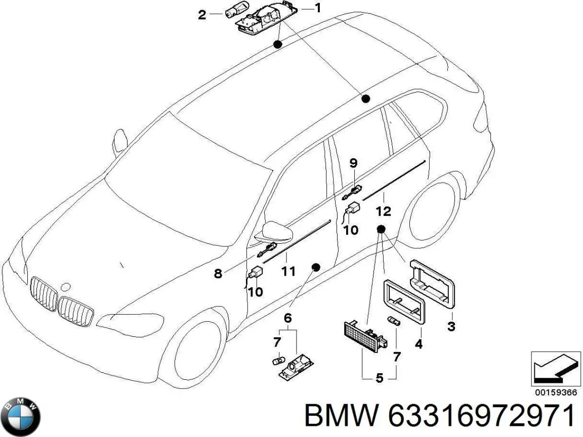 63316972971 BMW 