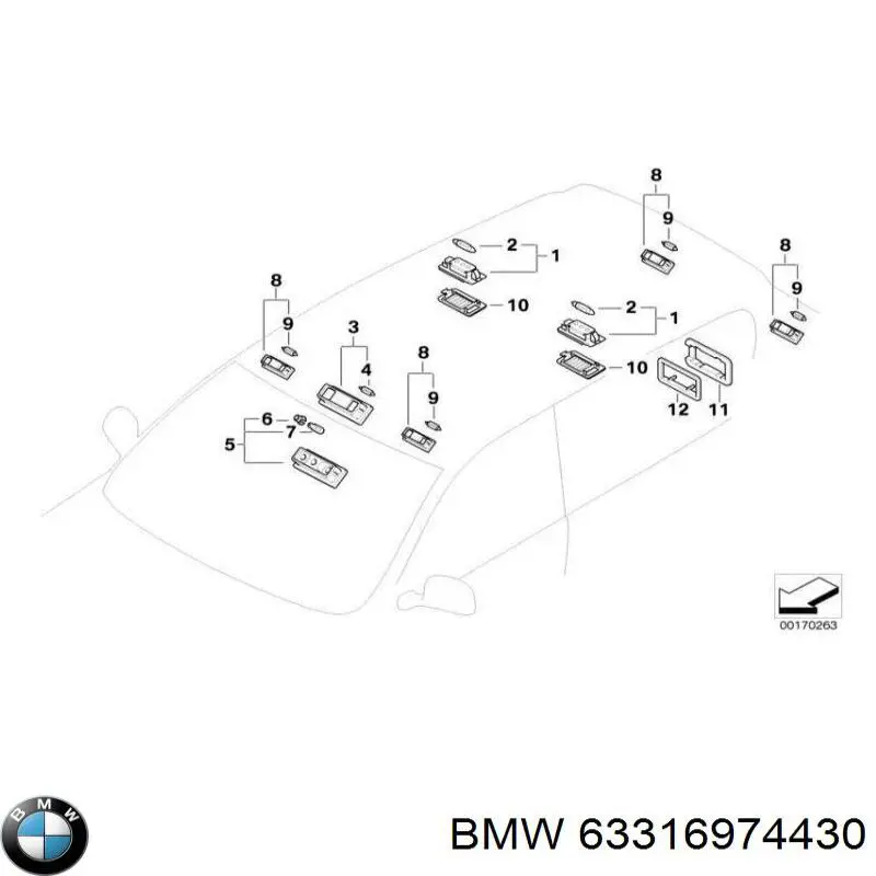 63316974430 BMW 