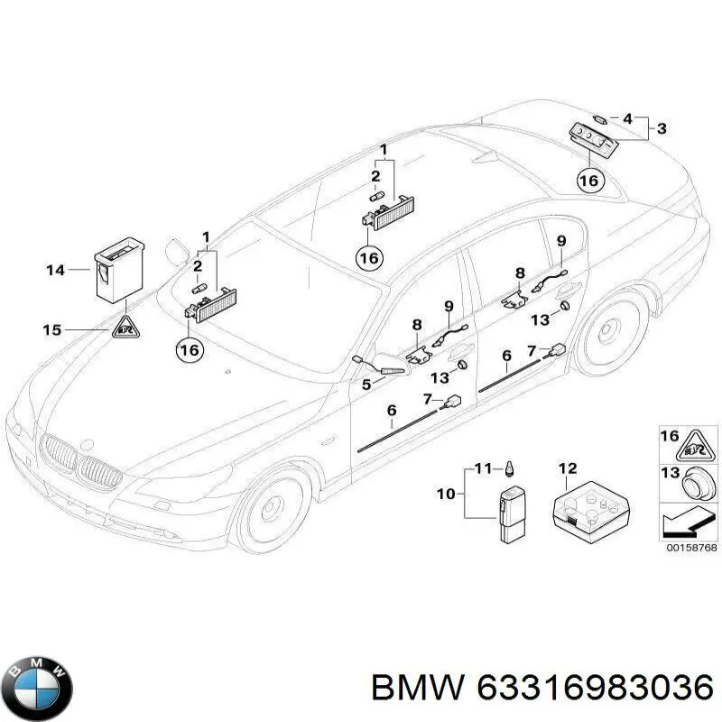 63316983036 BMW 