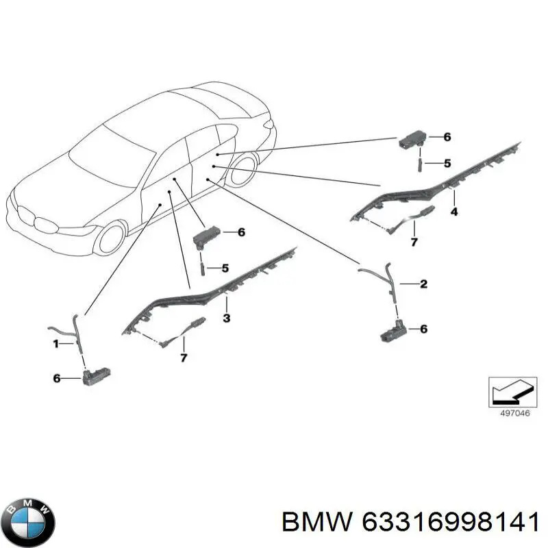 63316998141 BMW 