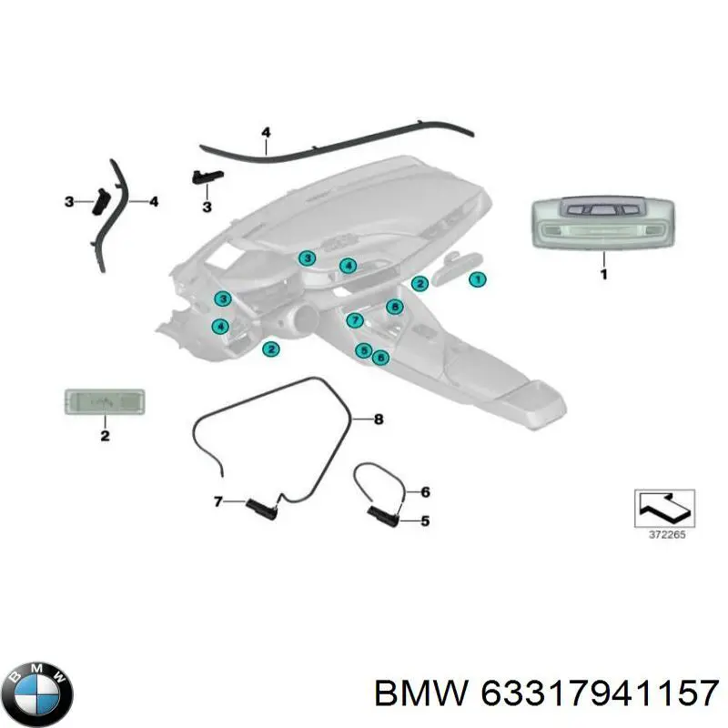  BMW 63317941157 ціна, від 22.10 USD